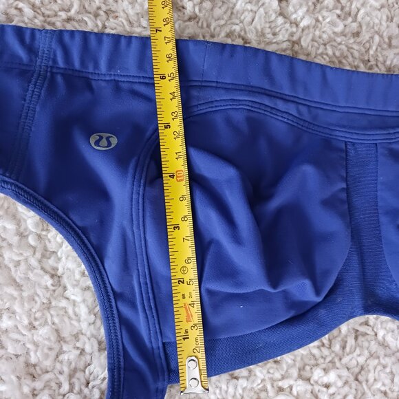 Lululemon Bra Size 34A Ta Ta Tamer We Are Free From Space Blue Wireless No Tag - Picture 11 of 12